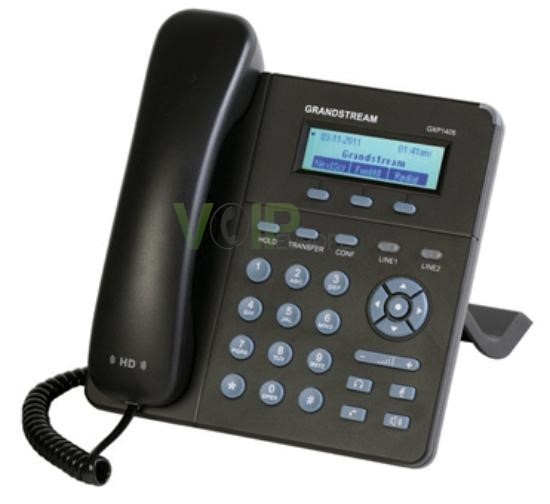 Téléphone IP professionnel à 2 lignes / 1 compte SIP avec PoE GXP1405